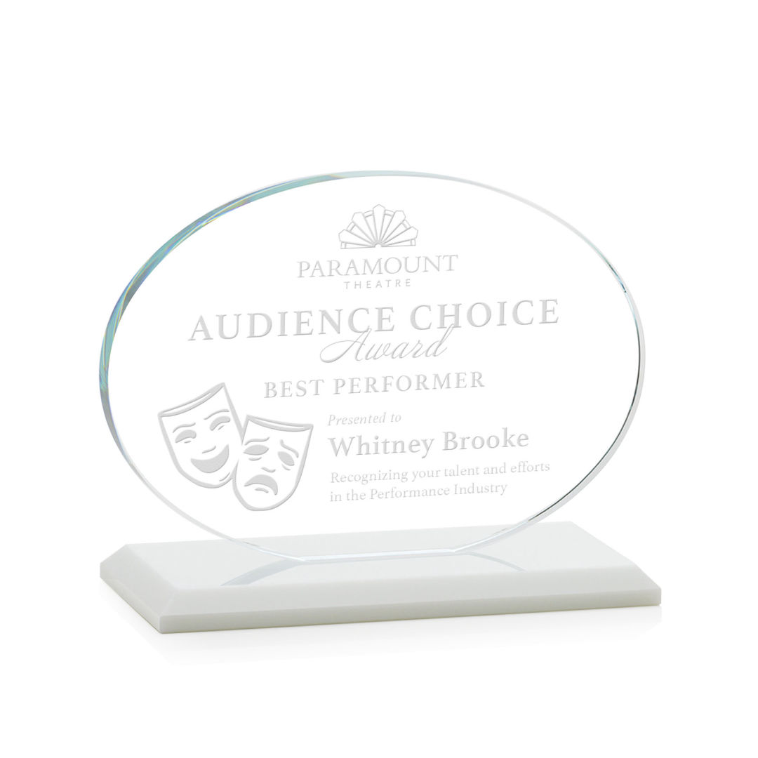 Austin Award (Horiz) - White 6