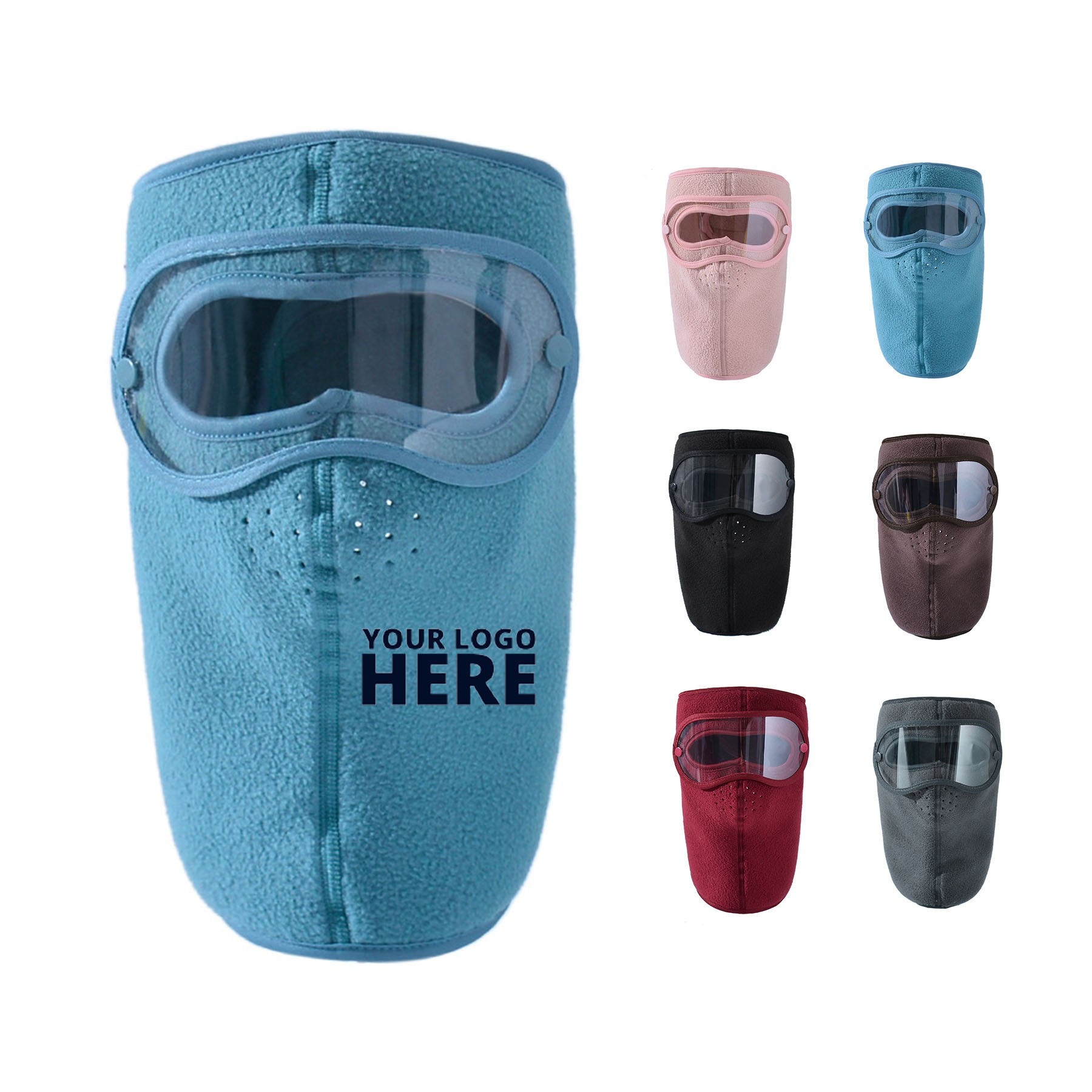 Winter Fleece Mask With Goggles