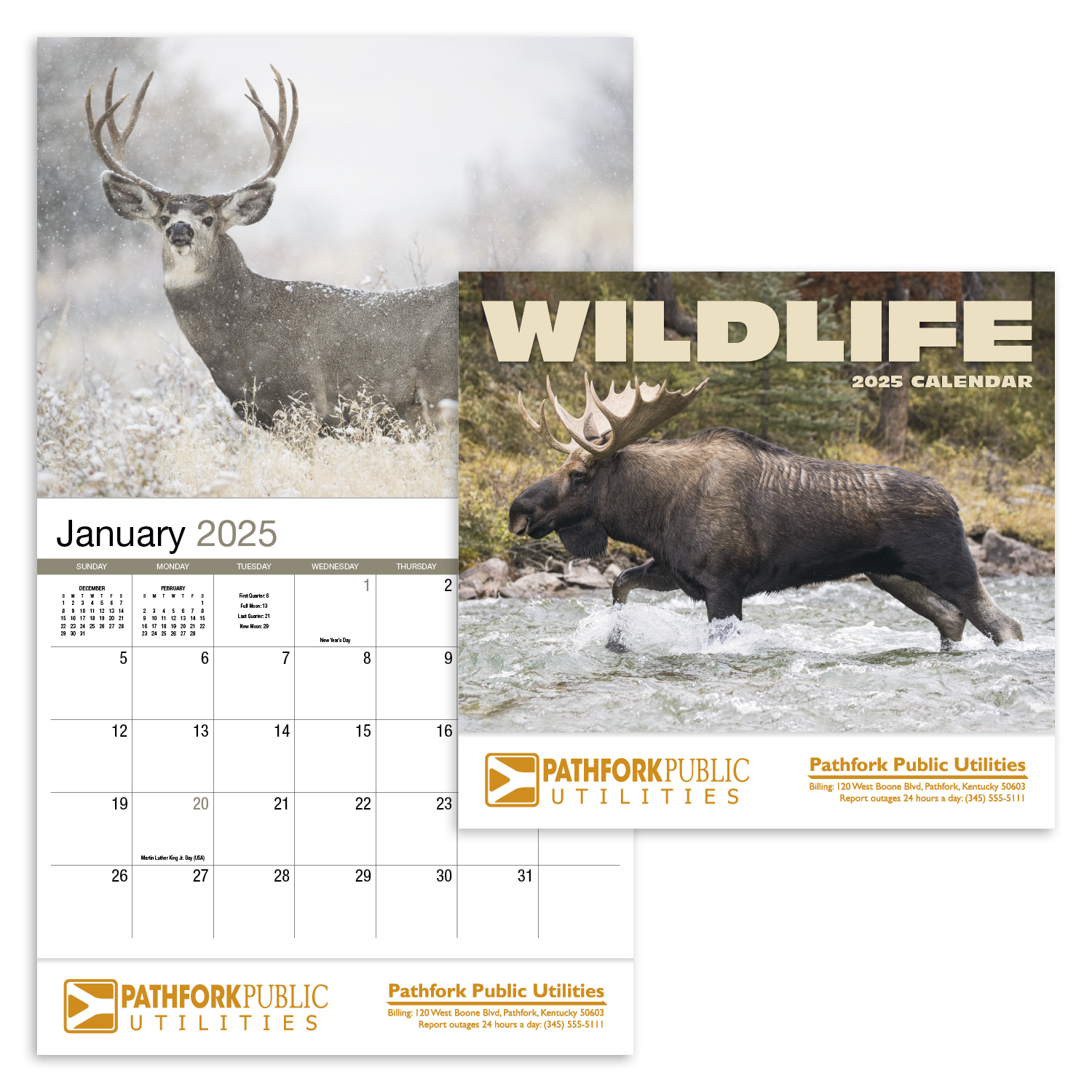 HotLine® Products Wildlife Appointment Calendar - Stapled 16