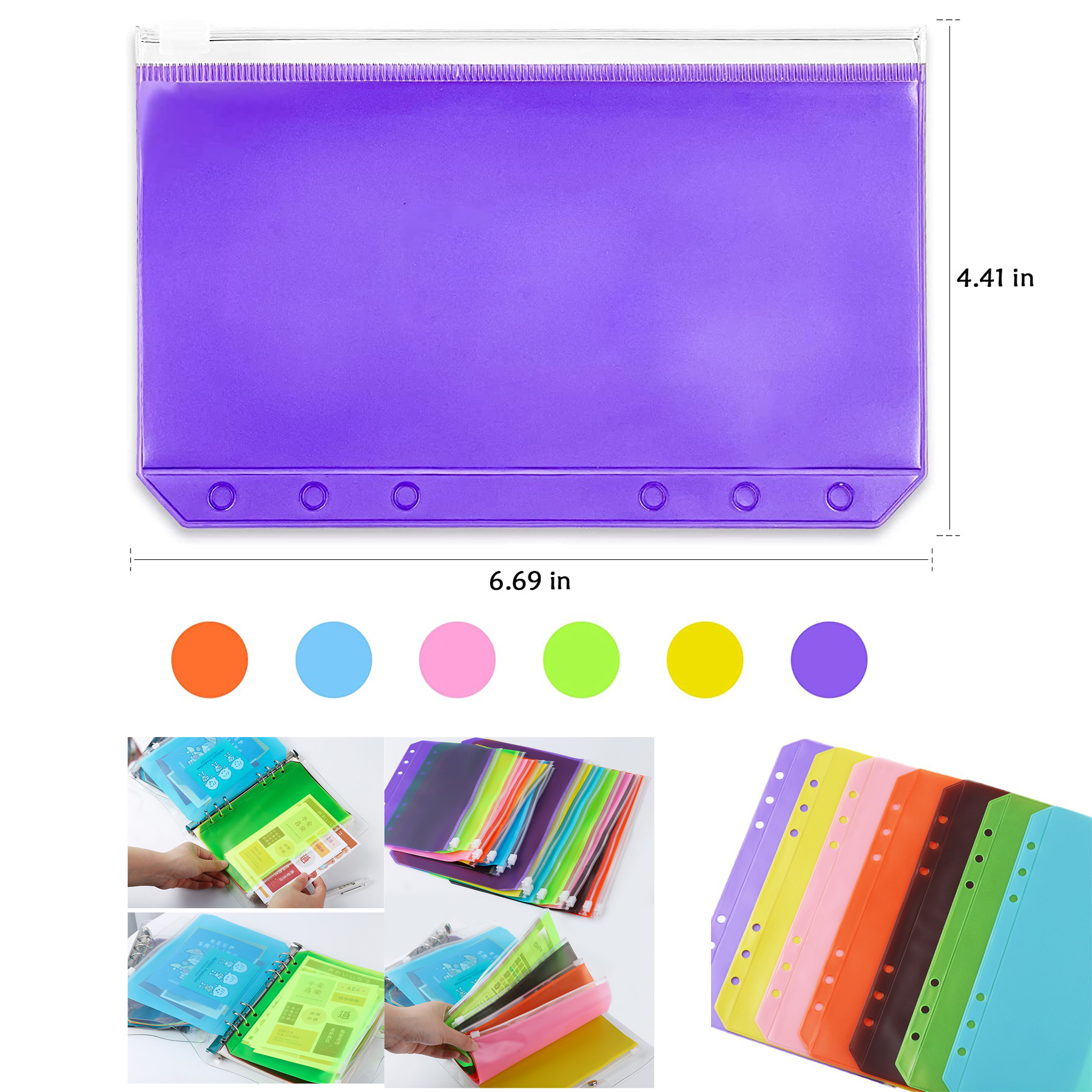 Binder Pockets for A6 Budget Binder 2