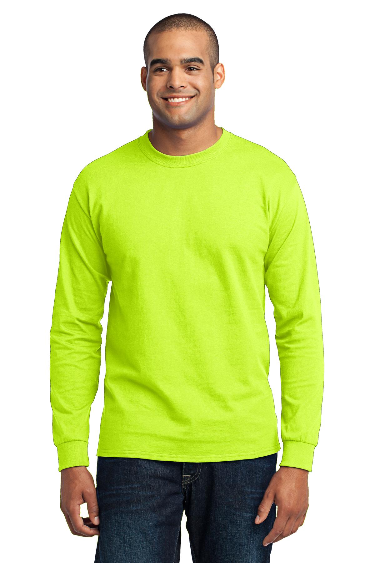 Port & Co Long Sleeve Core Blend Tee. PC55LS 76