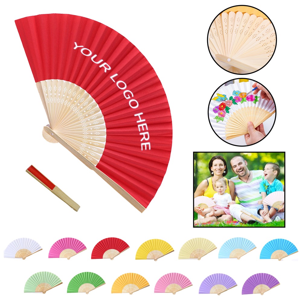 Bamboo Folding Hand Fan 2