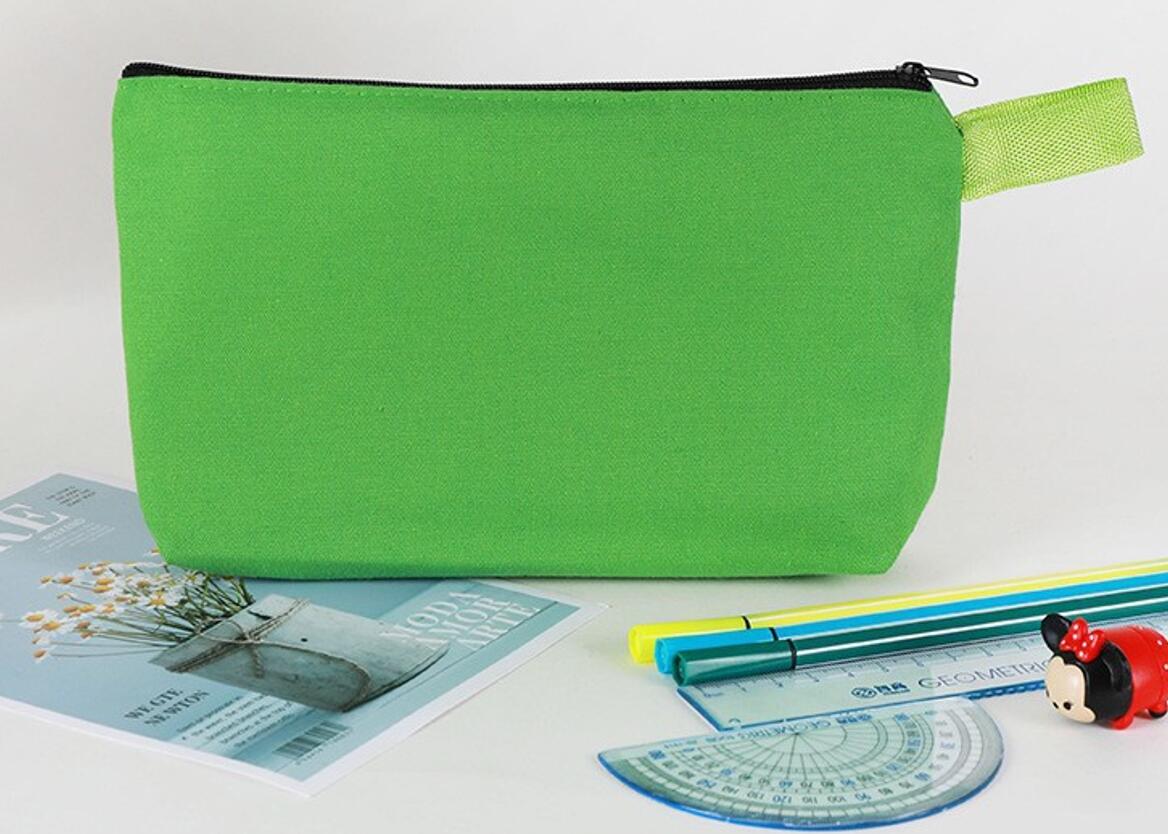 Canvas Pencil Case Makeup Bag 7