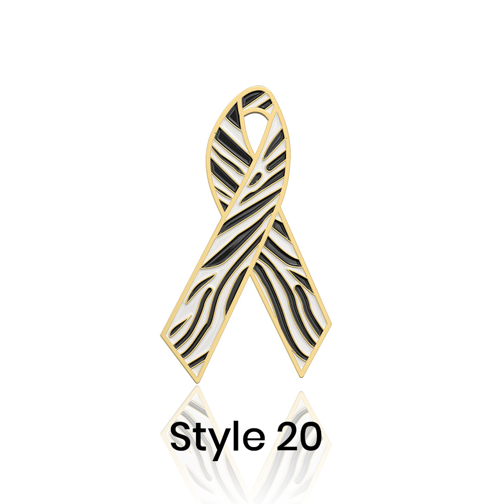 Stock Awareness Ribbon Pins 19