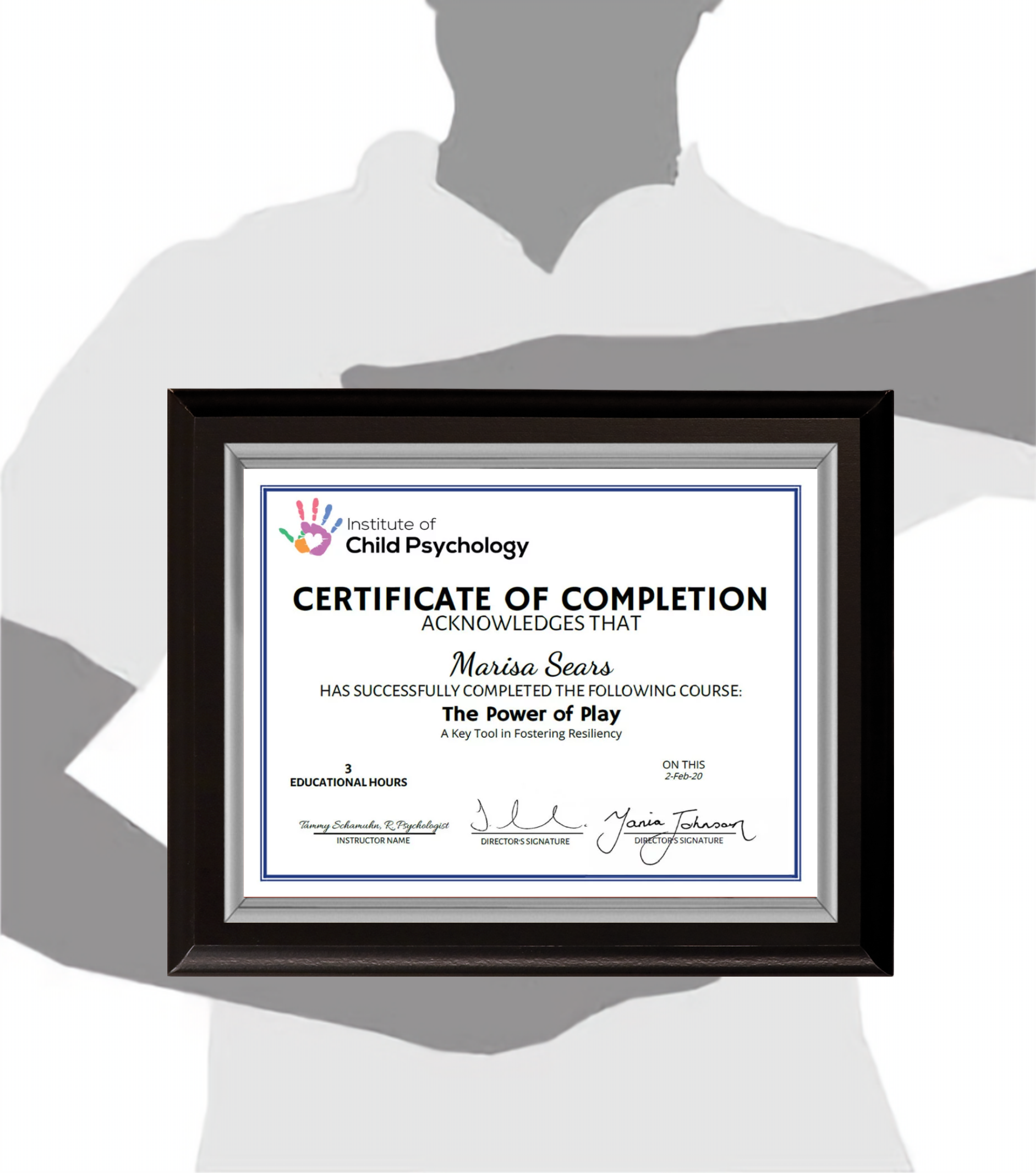 Black Matte Finish Certificate Plaque 18