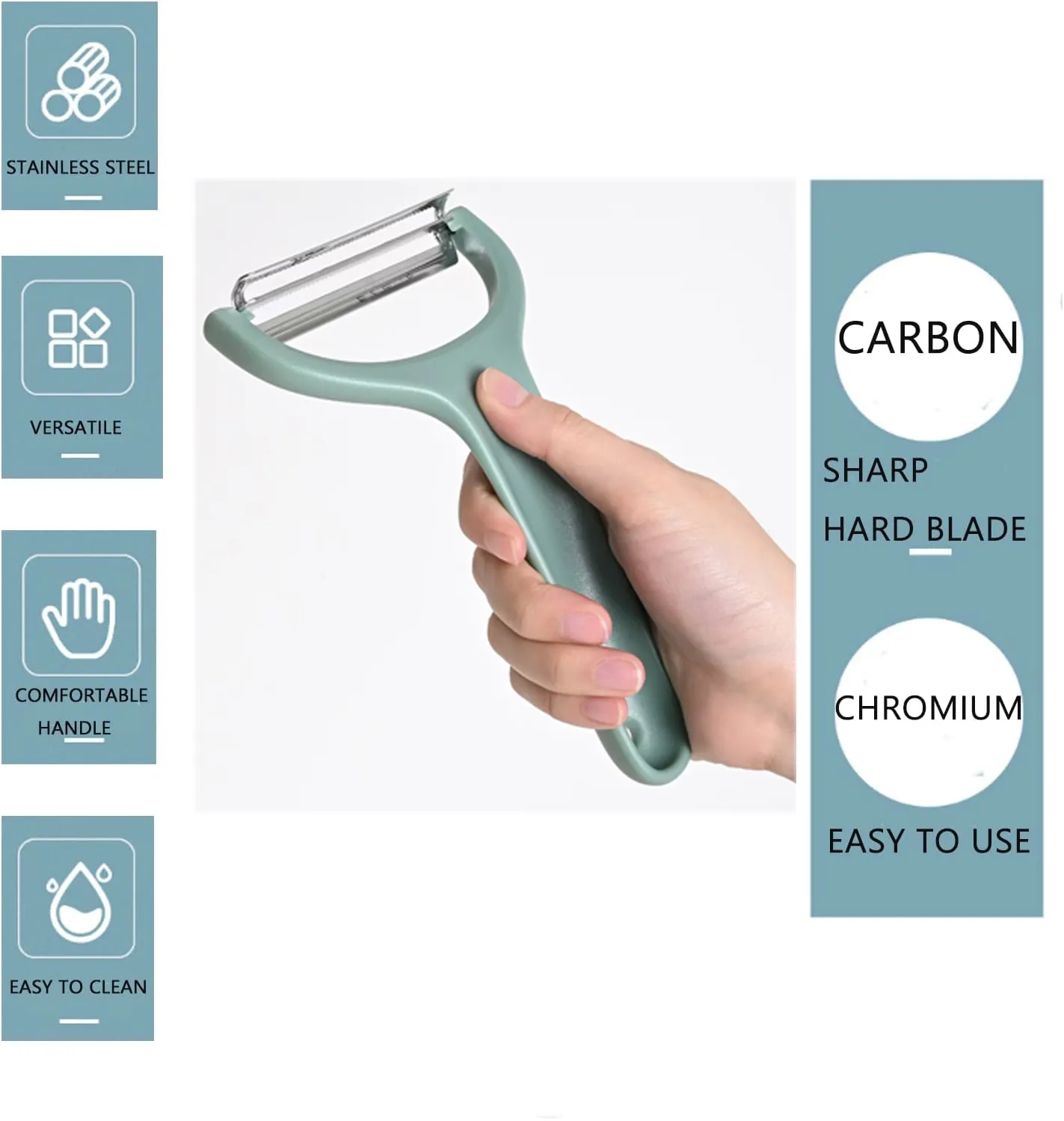 Stainless Steel Sharp Blade Speed Peeler 7