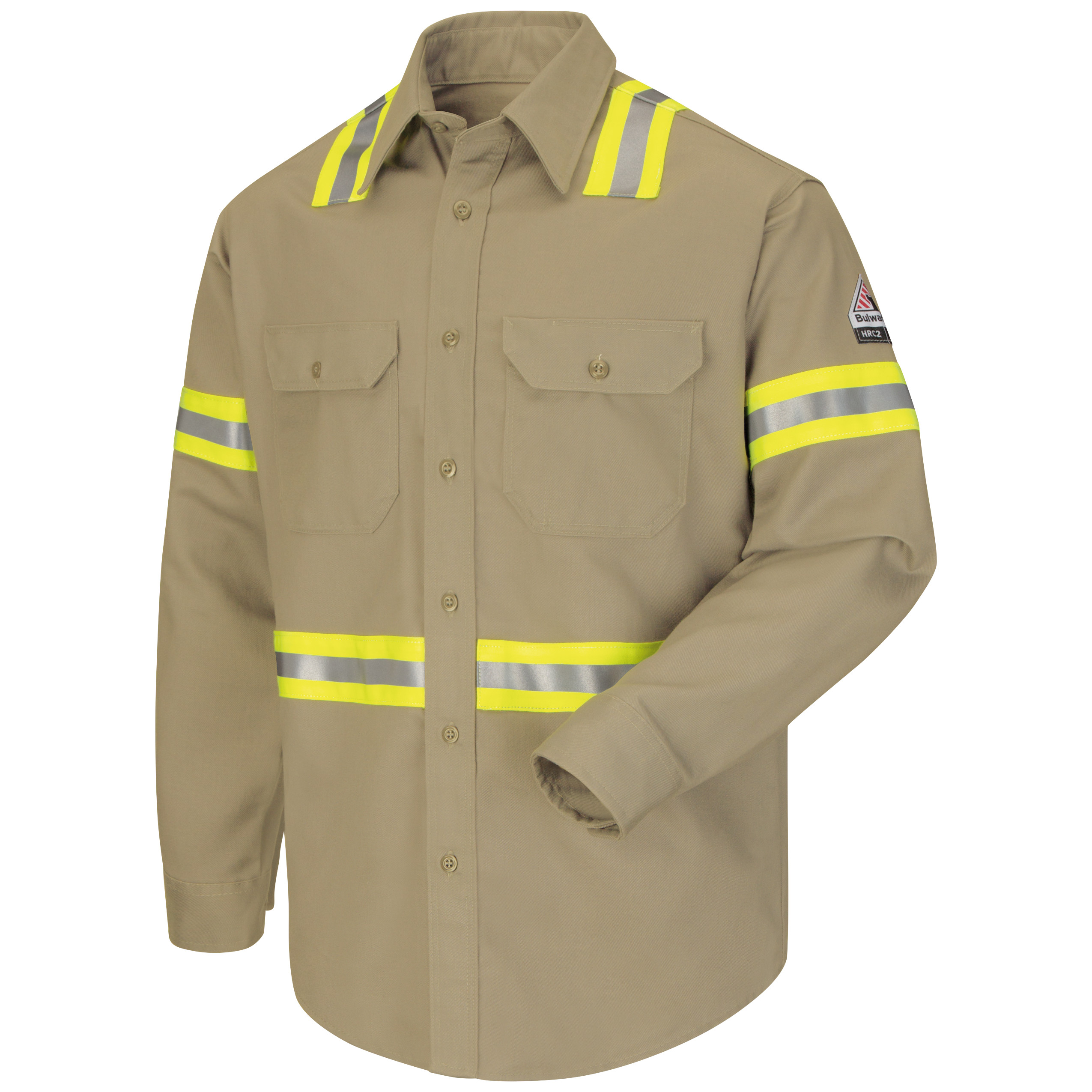 Bulwark® Men's Midweight FR Enhanced Visibility Uniform Shirt 4