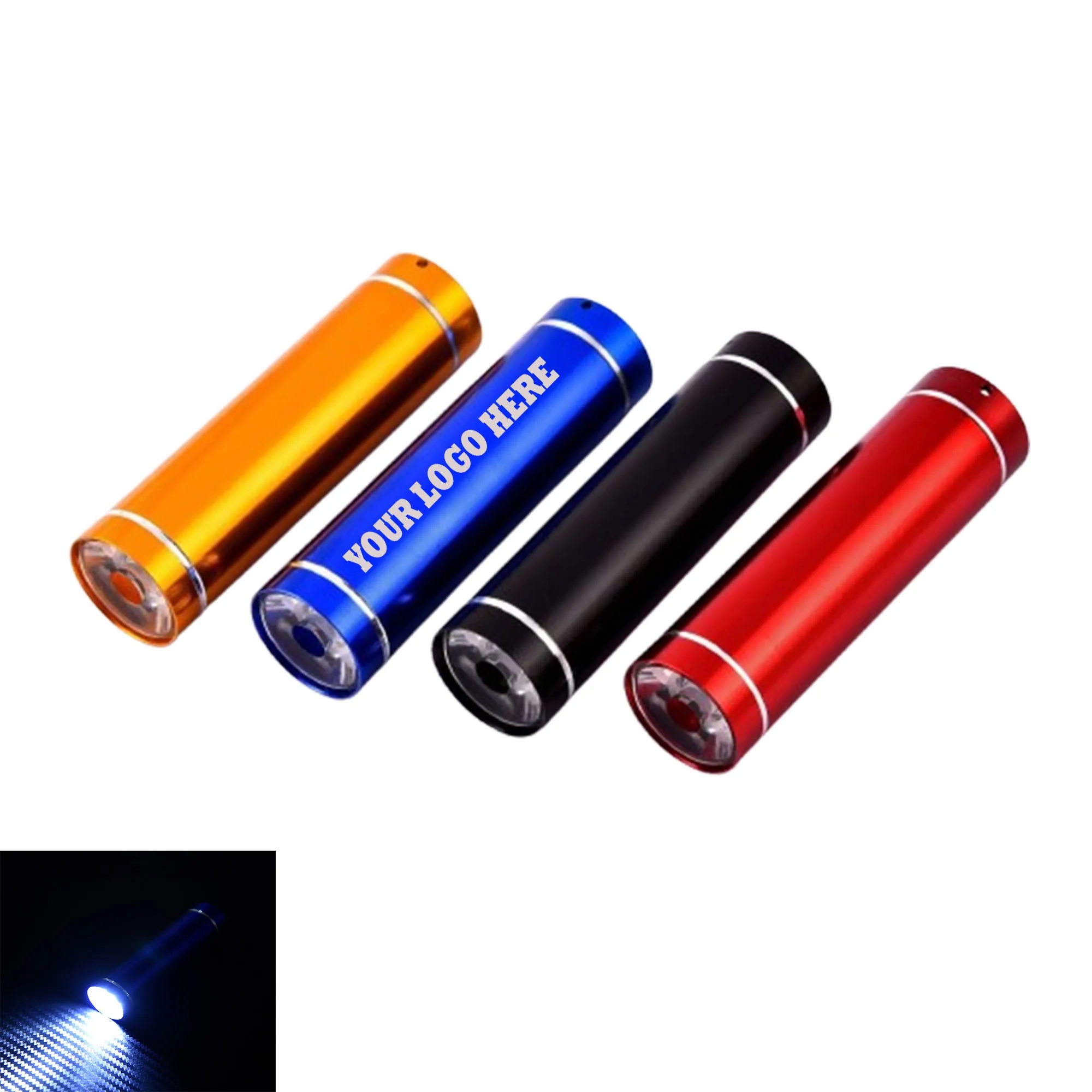 Small Mini Metal Flashlights 2