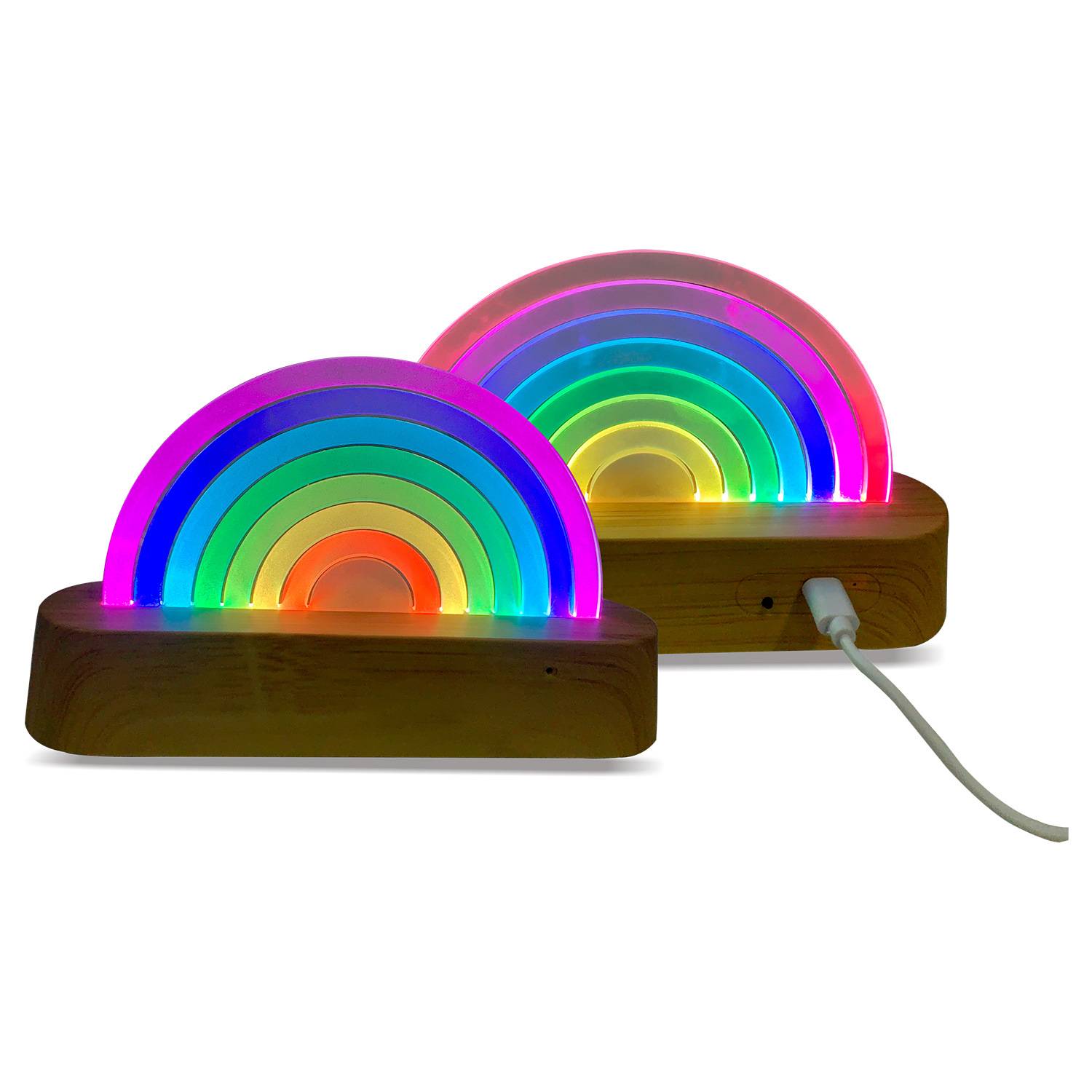 Voice Control LED Rainbow Night Light 1