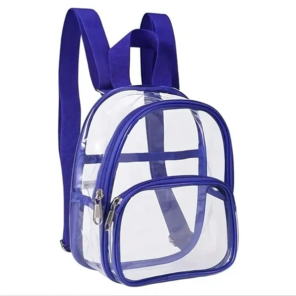Waterproof Clear Mini PVC Backpack with Transparent Bag 12
