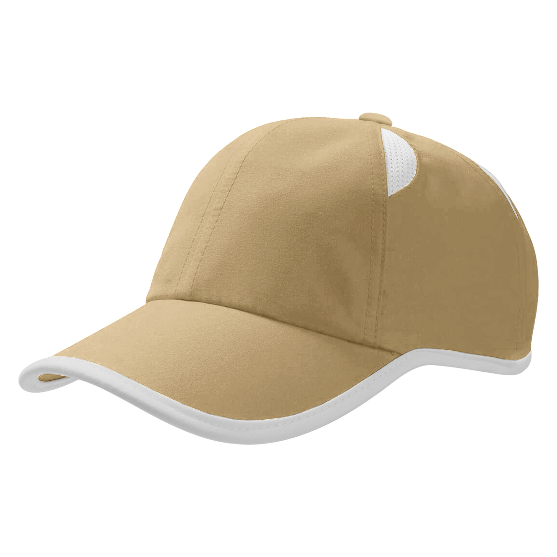 Embroidery Quick Dry Polyester Baseball Cap With Mesh Eyelets 18