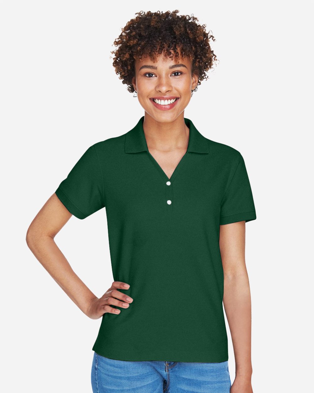 Women's Pima Piqué Polo - D100W 27