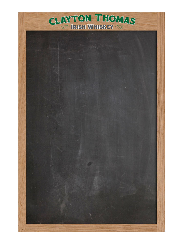 Framed 24x36 Wall Chalkboard 3" Header