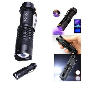 Telescopic Zoom LED Flashlight 20