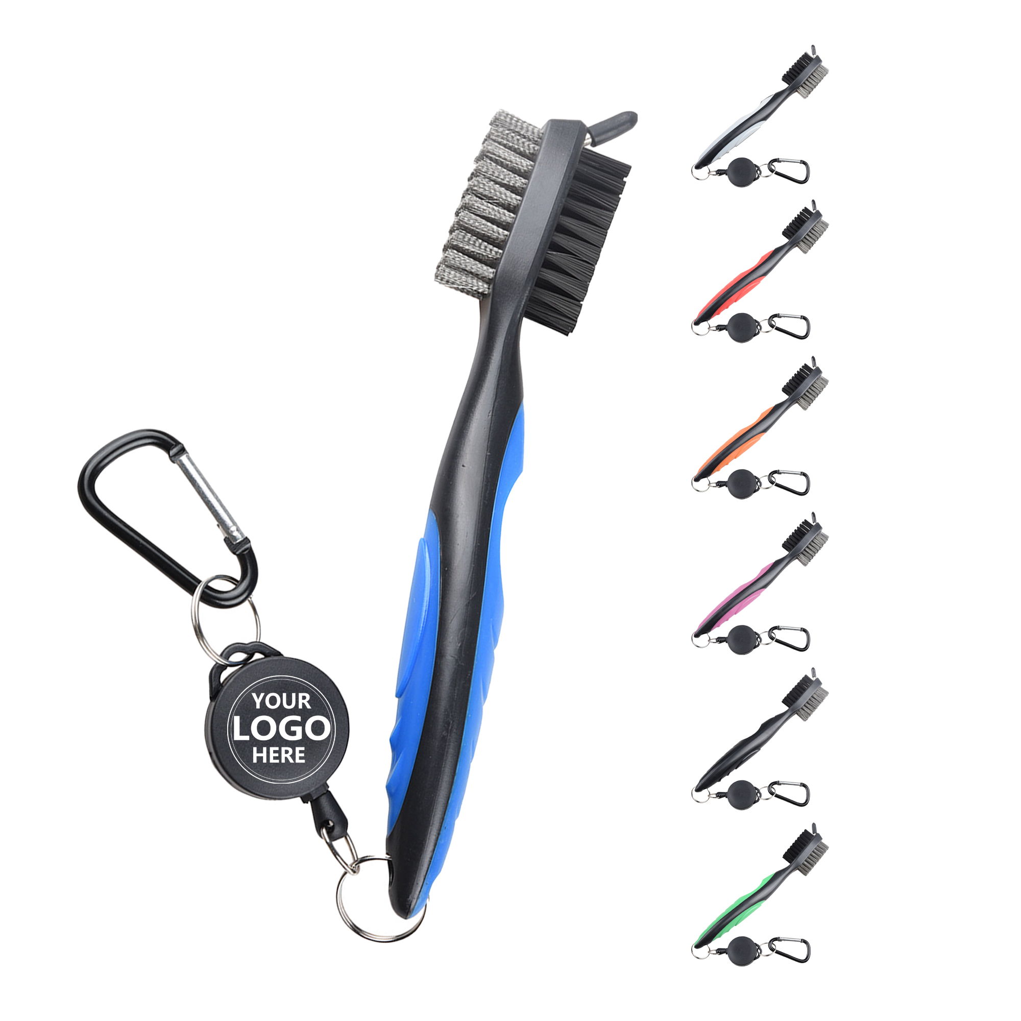 Nylon Double-Sided Golf Club Cleaner Brush 1