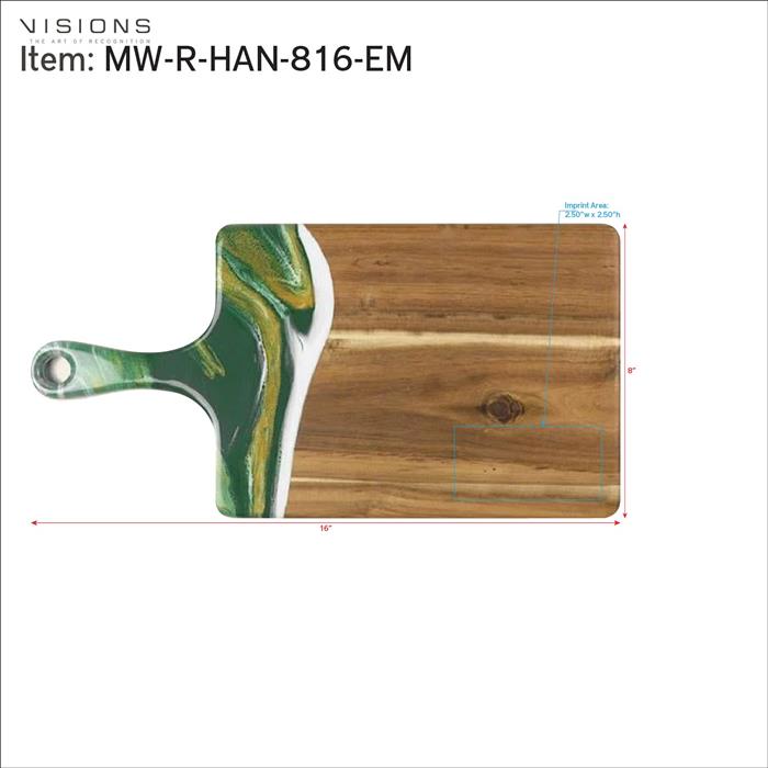 Medium Rectangle Acacia Board With Handle 4