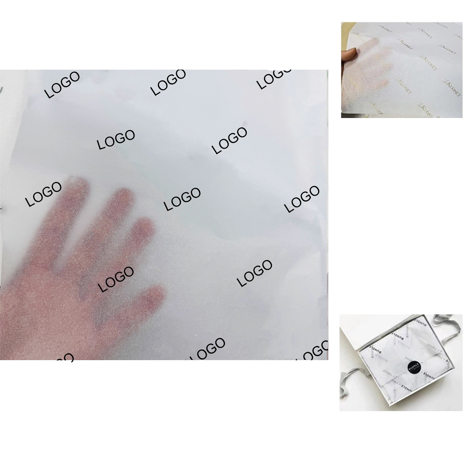 MOQ 500 pcs Custom Printed Tissue Paper 2