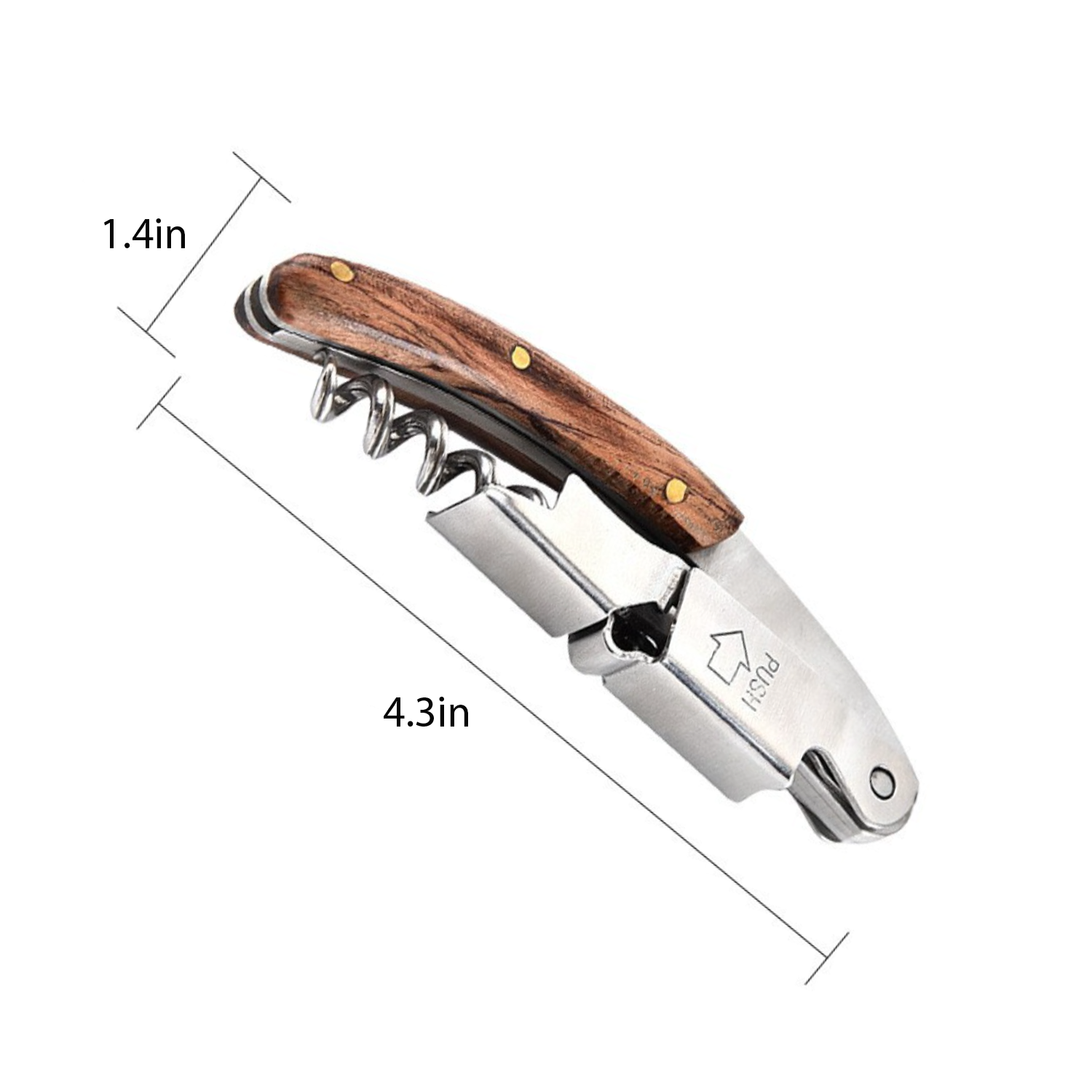 Wine and Beer Corkscrew Multi Tool W/ Sleeve 3