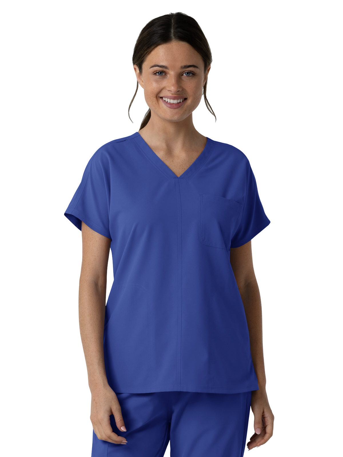 Wink - Nurtur - Women's Three-Pocket Drop Shoulder Tunic Scrub Top 7