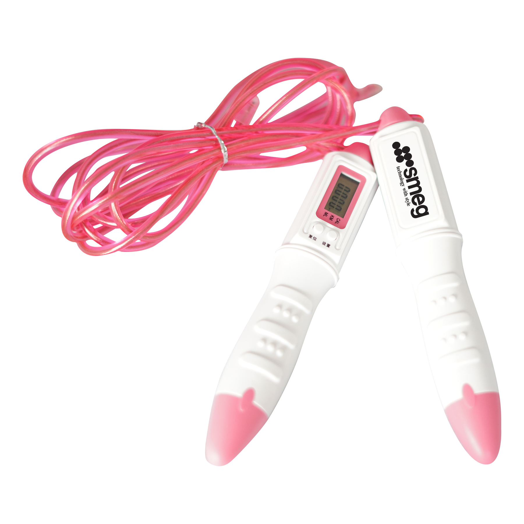 Jump Rope With Counter On Handles And Cordless Attachments 4