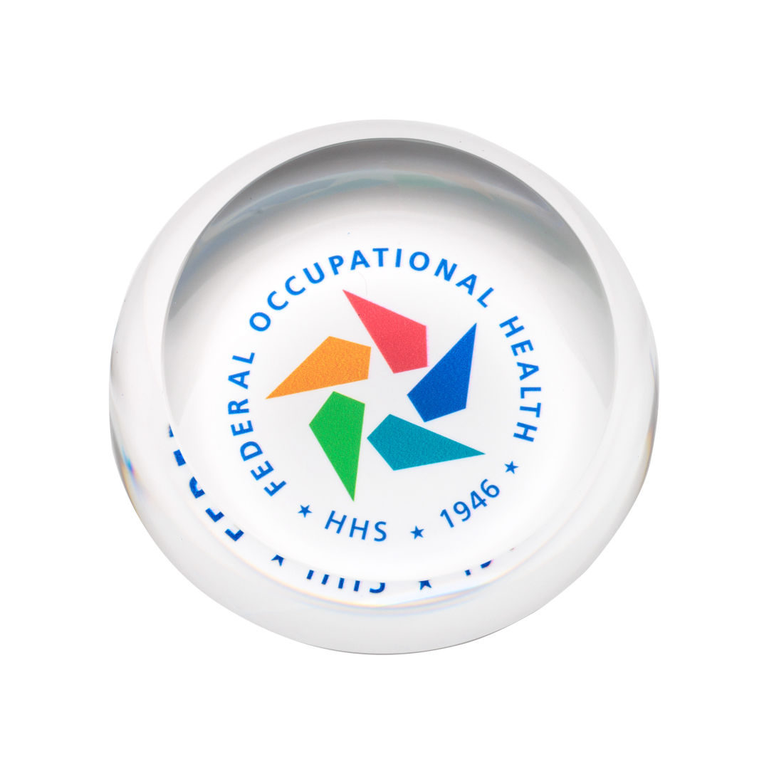 Slanted VividPrint™ Paperweight