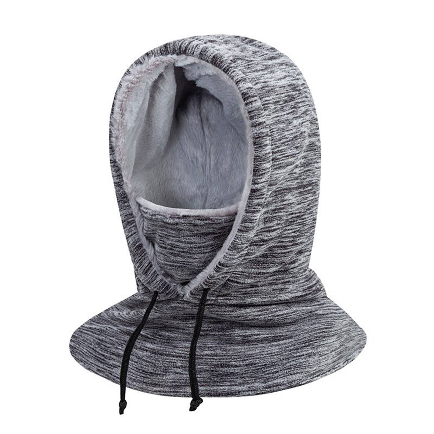 Windproof Polyester Neck Warmer Hat w/ Face Cover 6