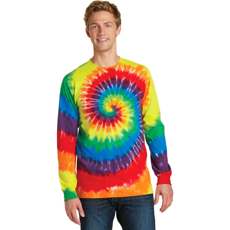 Port & Company Tie-Dye Long Sleeve Tee. 18