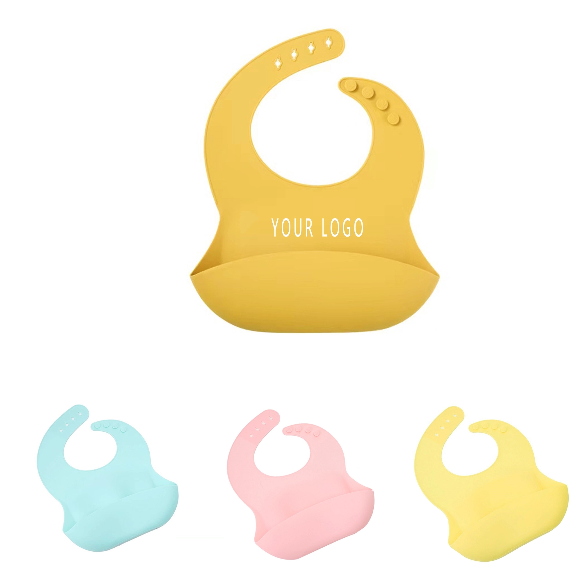 Silicone baby bibs MOQ 100pcs 1