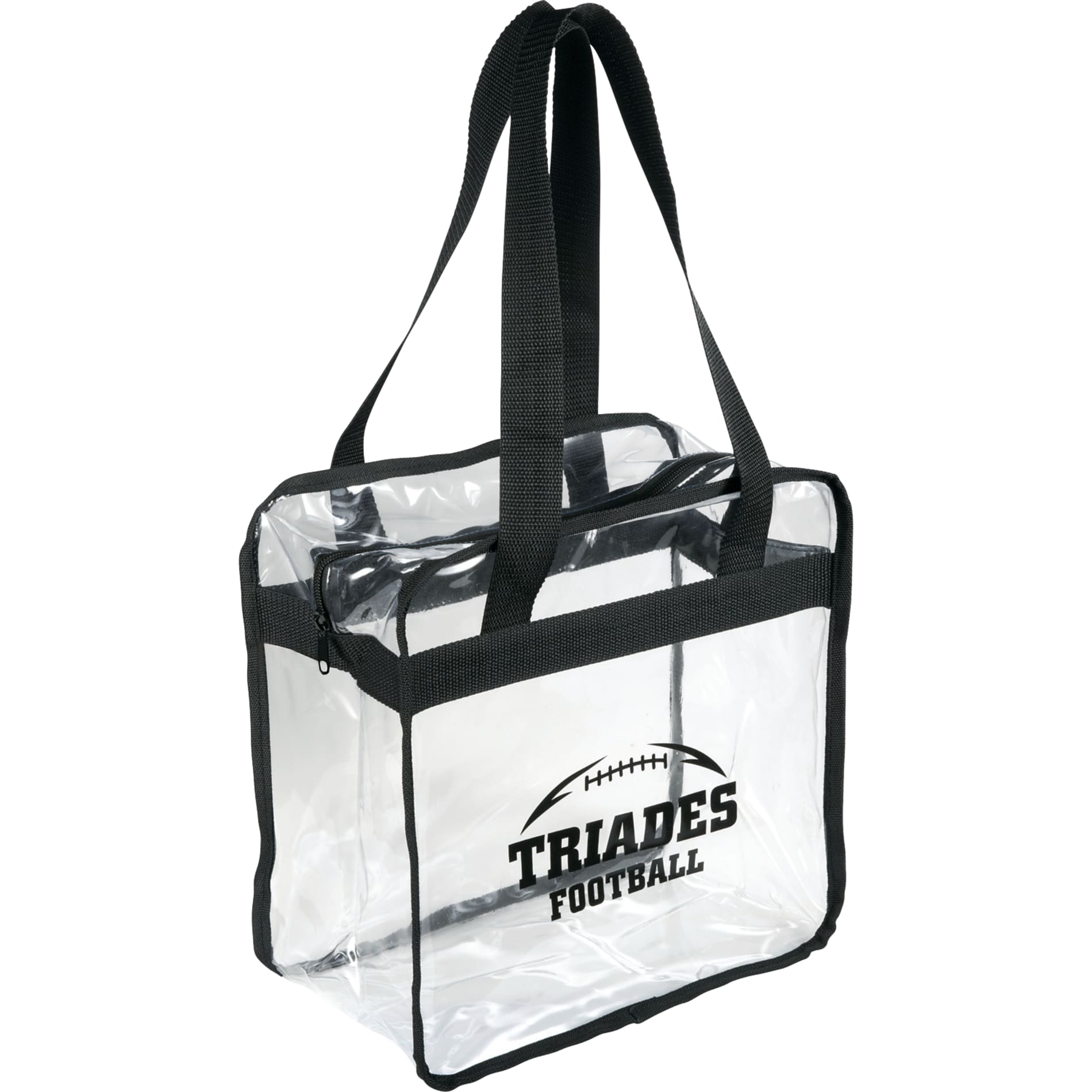 Game Day Clear Zippered Safety Tote 25
