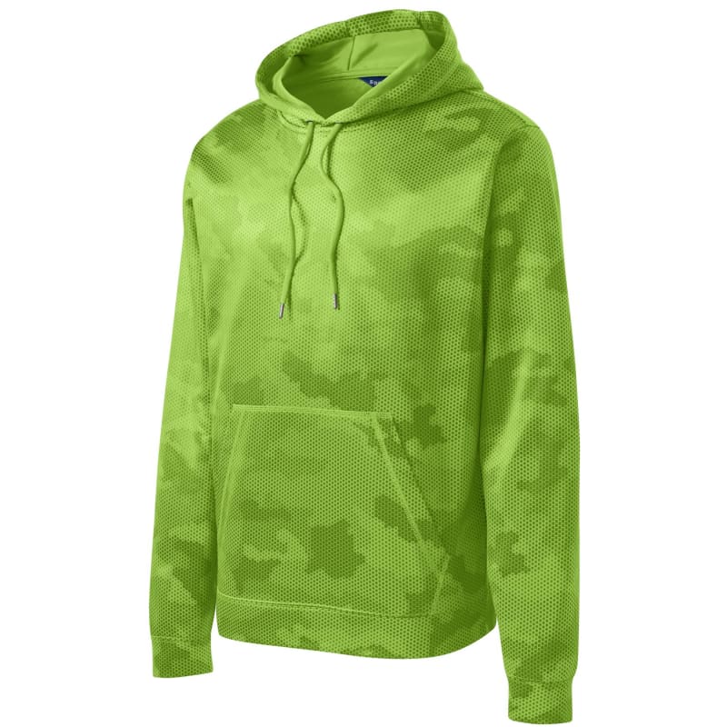 Sport-Tek Sport-Wick CamoHex Fleece Hooded Pullover. 4