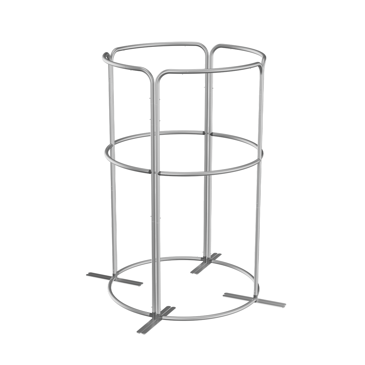 NEW MagLock Round Fabric Display Kit A - 6.5'x6.5' 2