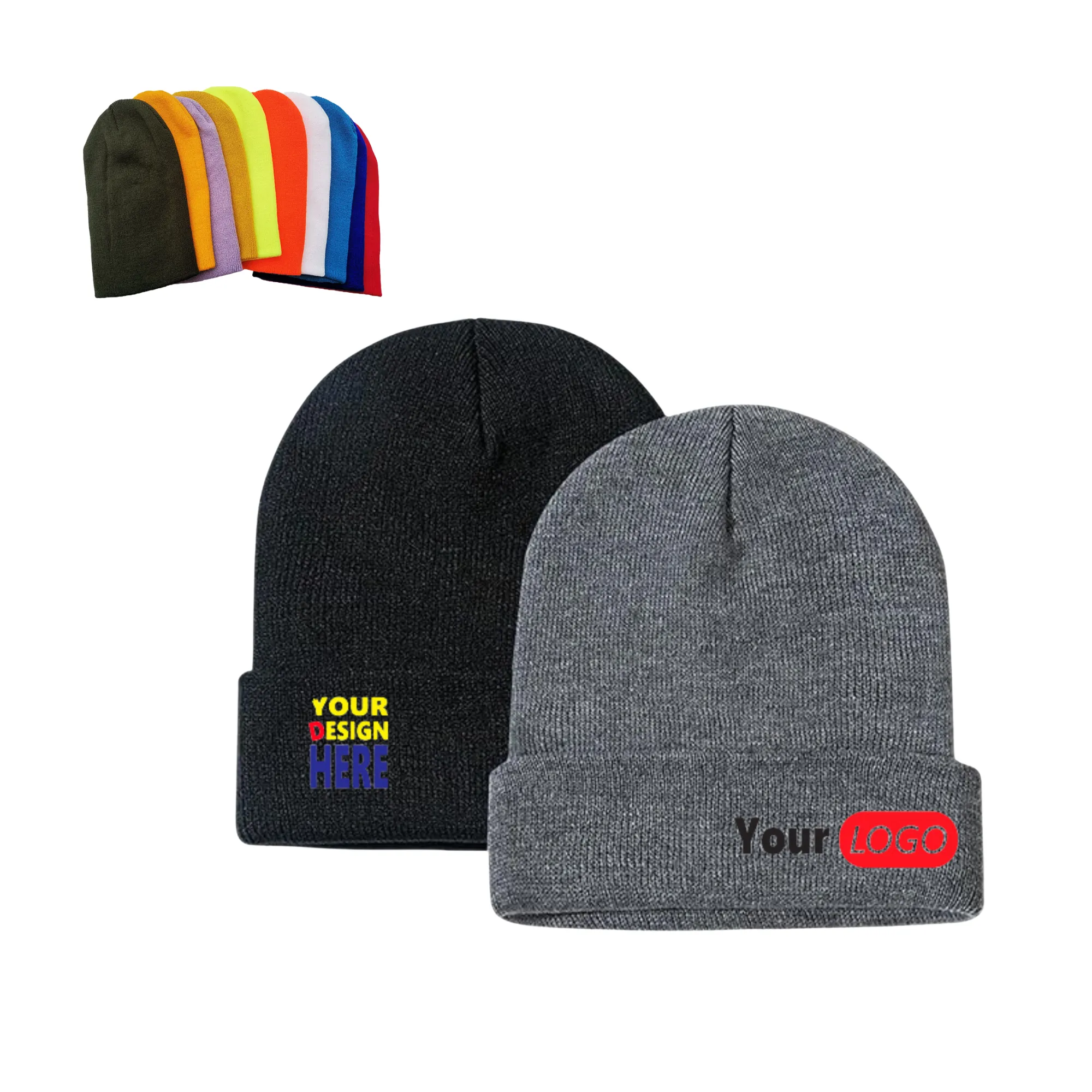 MOQ 50 Pieces Winter Knit Hat 3