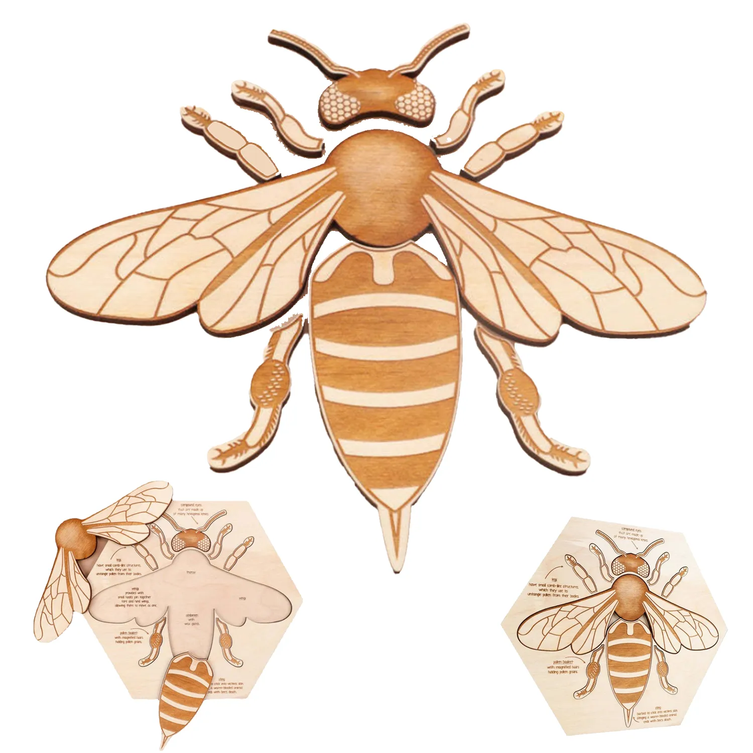 Bee Puzzle Educational Toy 2