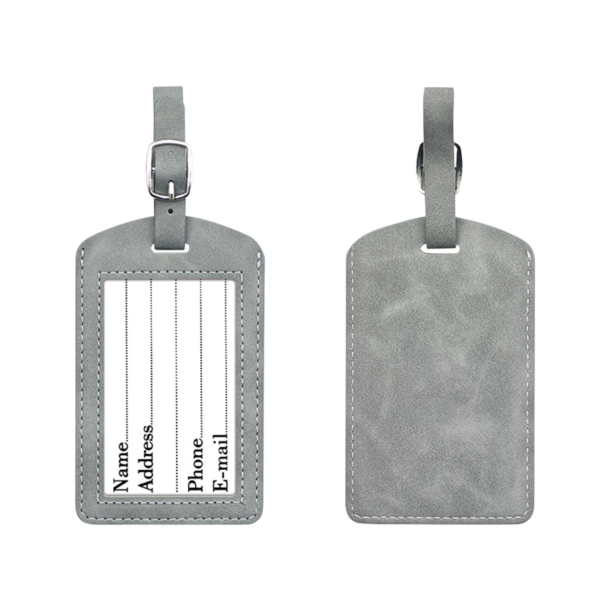 Premium Soft-Touch PU Luggage Tag 2