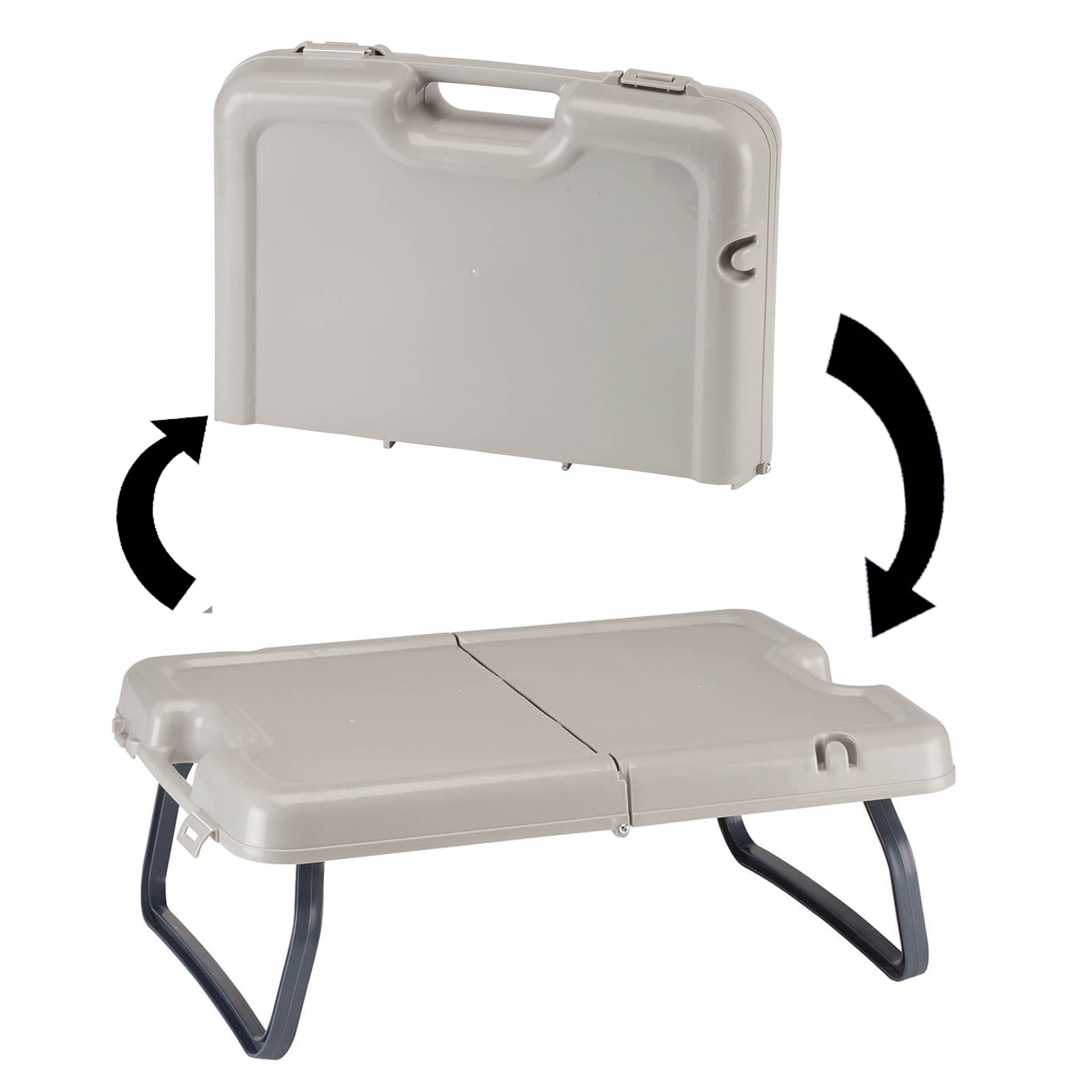 Folding Table Portable Multi-Purpose Storage Picnic Case 1