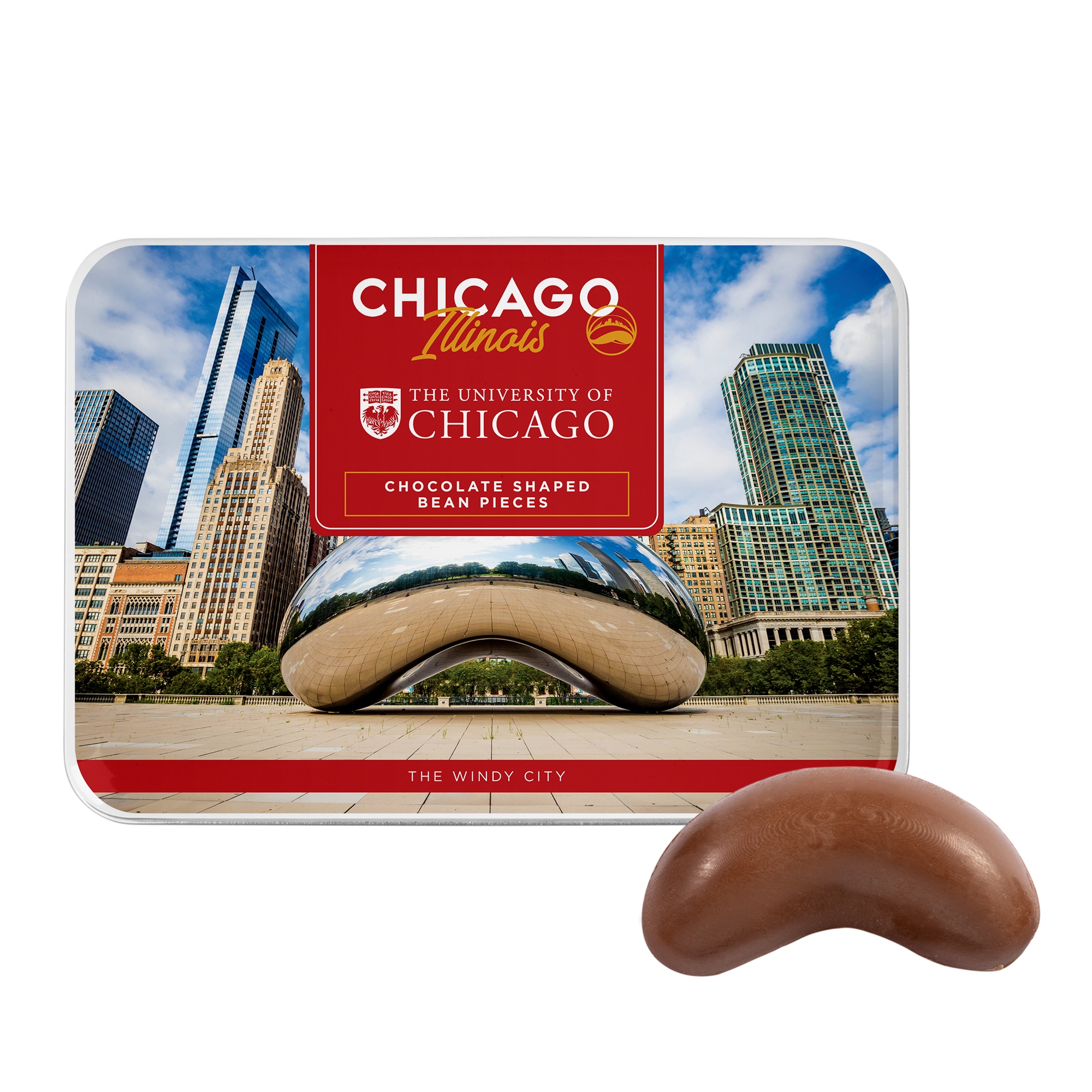 Gift Tin with The Chicago Bean Chocolates 3