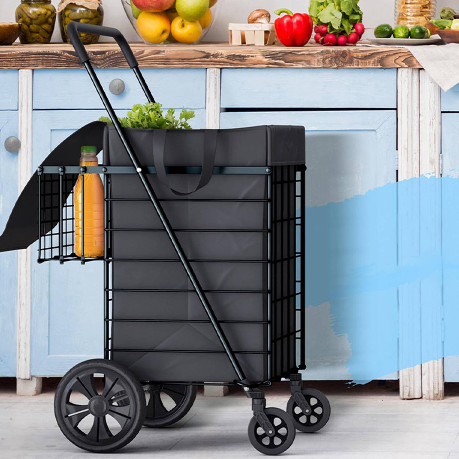 Foldable Trolley Shopping & Camp Cart 7