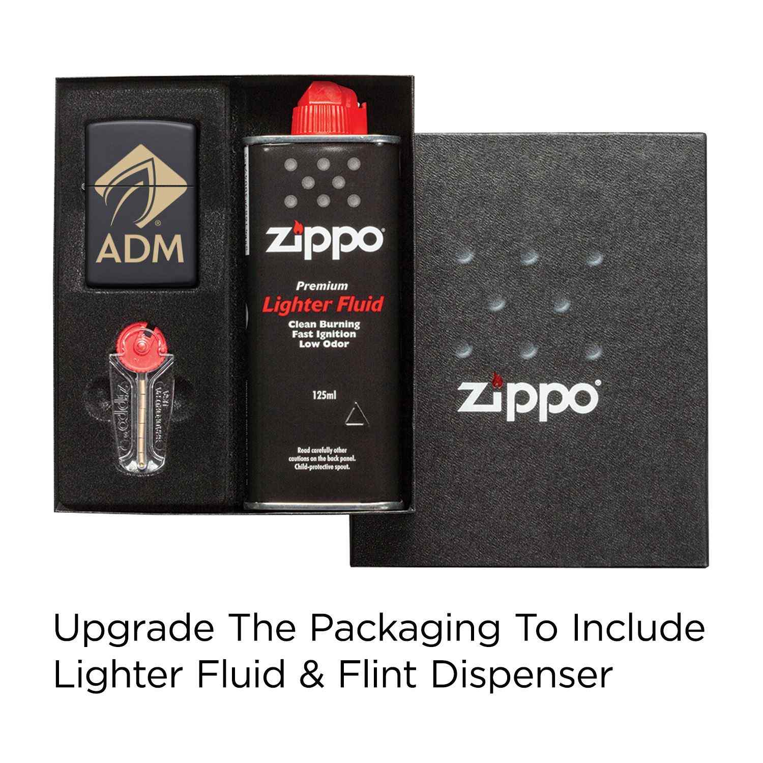 Black Matte Windproof Zippo® Lighter 5