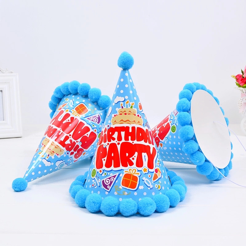 Birthday Party Kids Game Hat & Cake Celebration Decoration 17