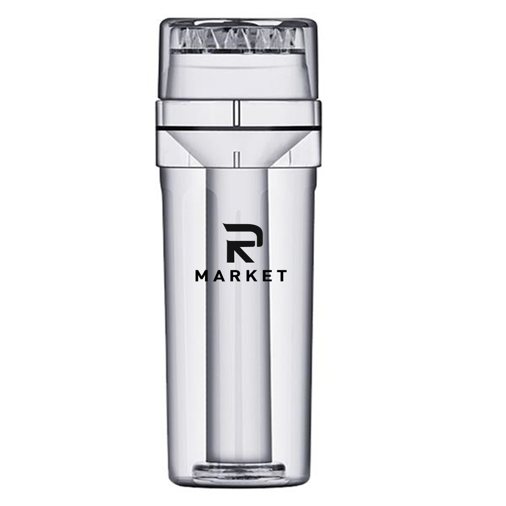 Transparent Herb Spice Cigarette Grinder with Magnetic Top 3