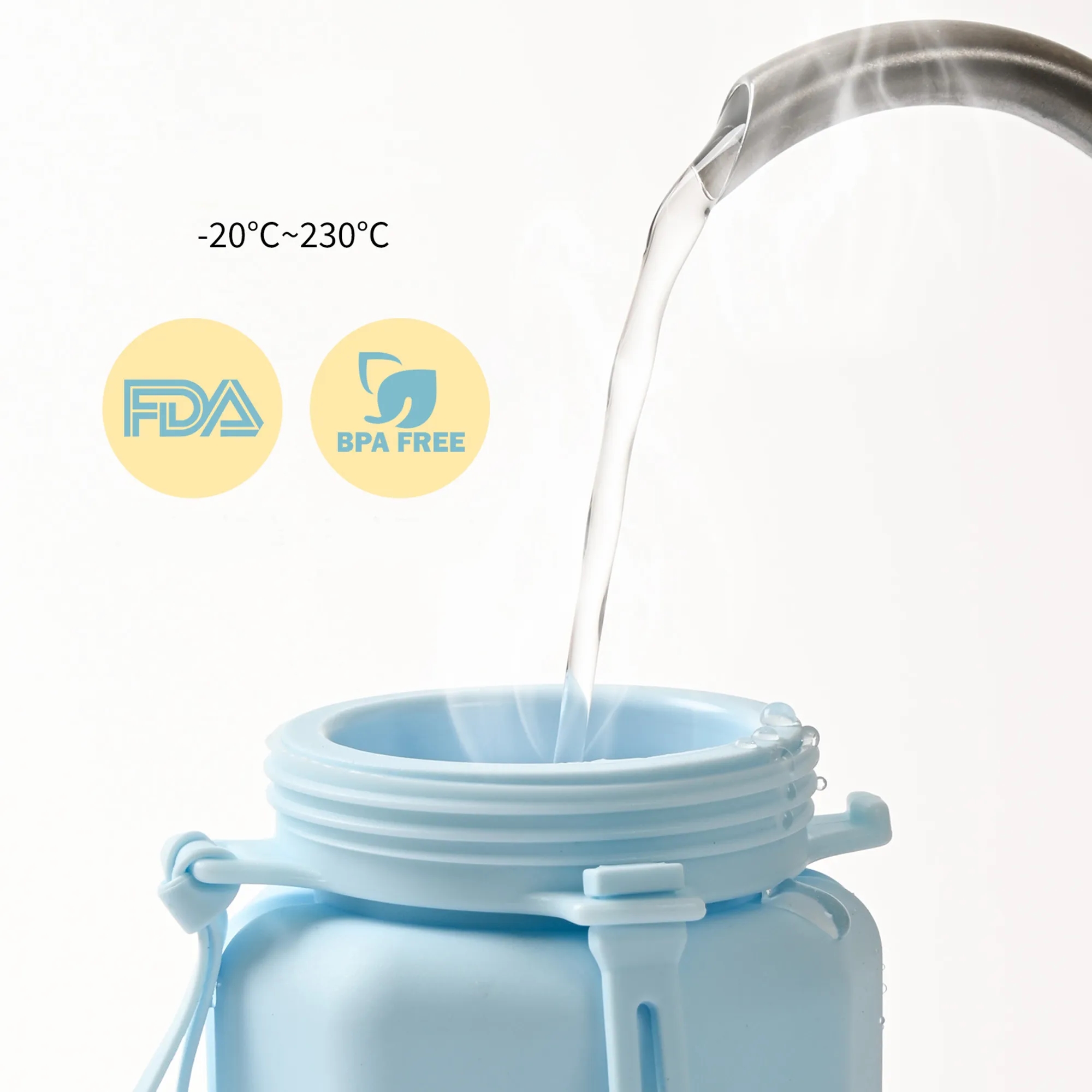 Silicone Folding Water Bottle 5
