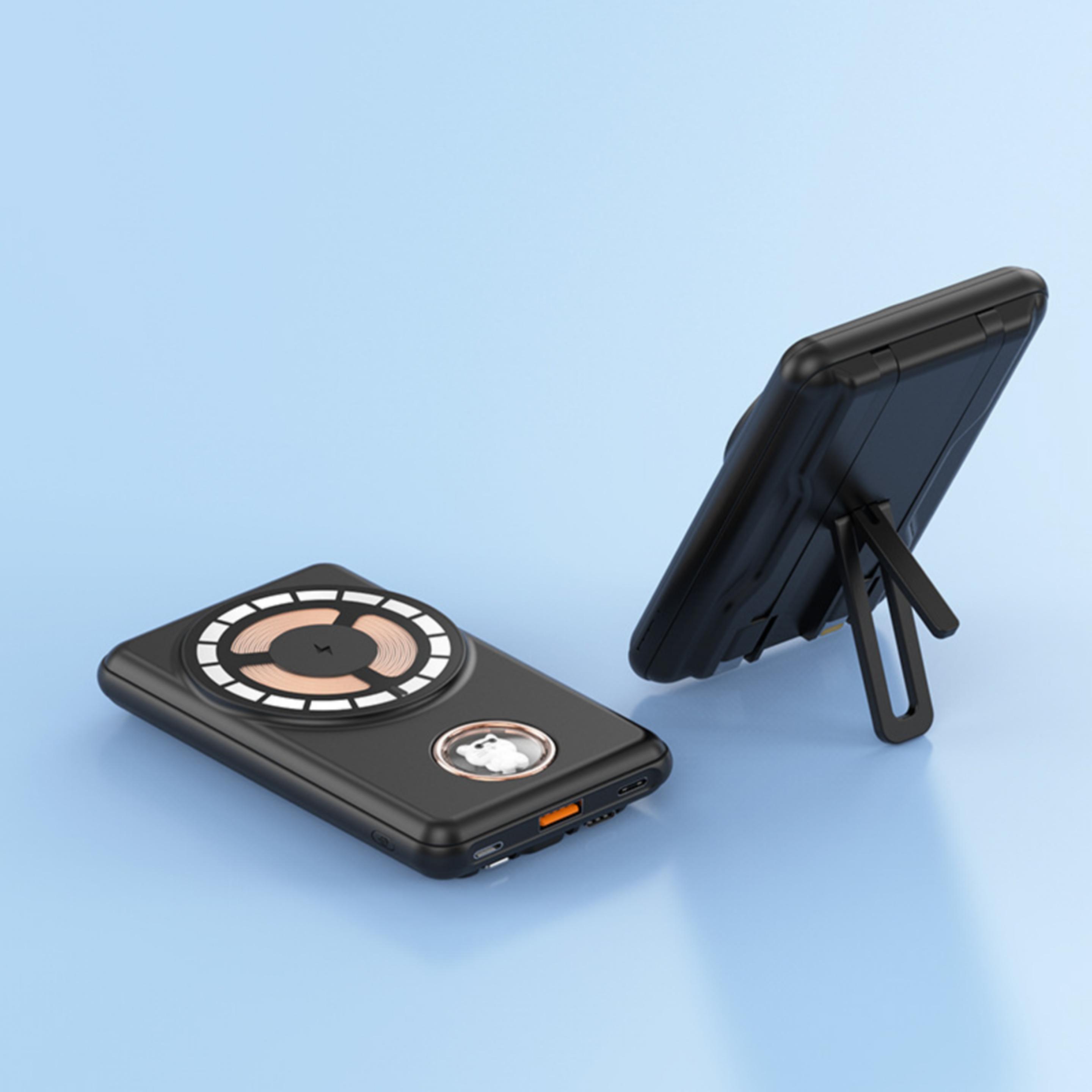 Magnetic wireless charging power bank with stand 5