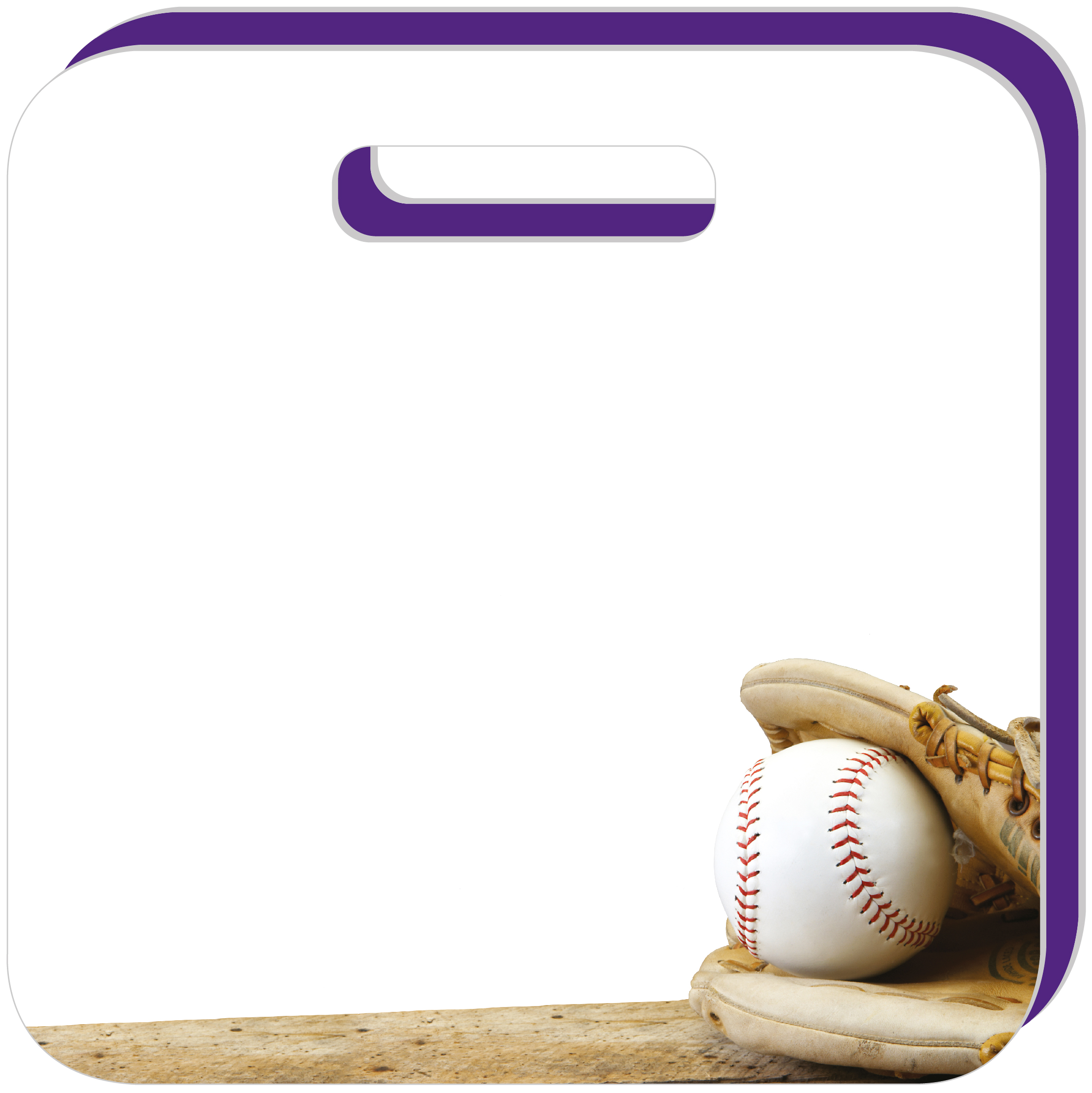 13.5" Sandwich Cushion Baseball 16