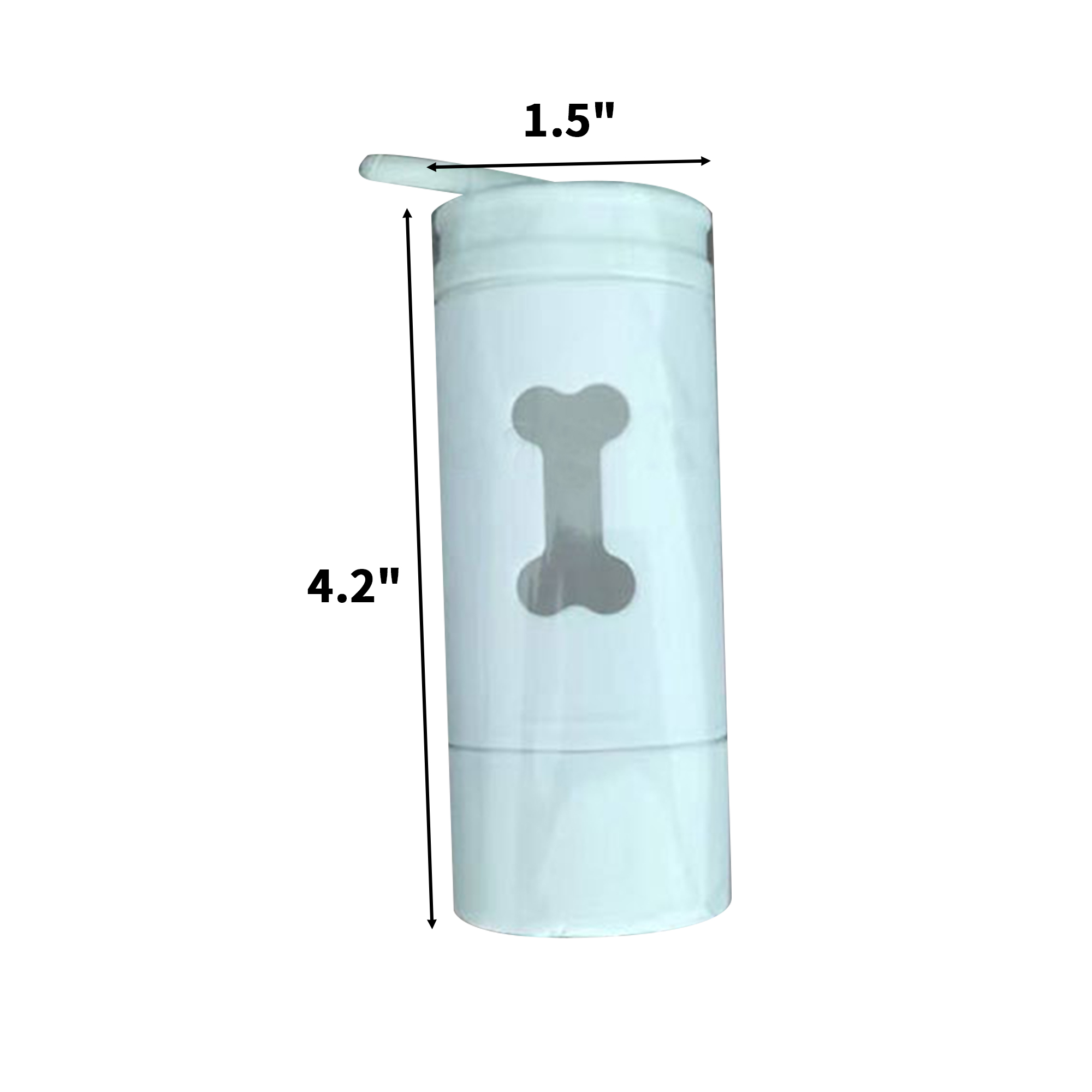 Pet Waste Bag Dispenser With Flashlight Clip Carabiner 2
