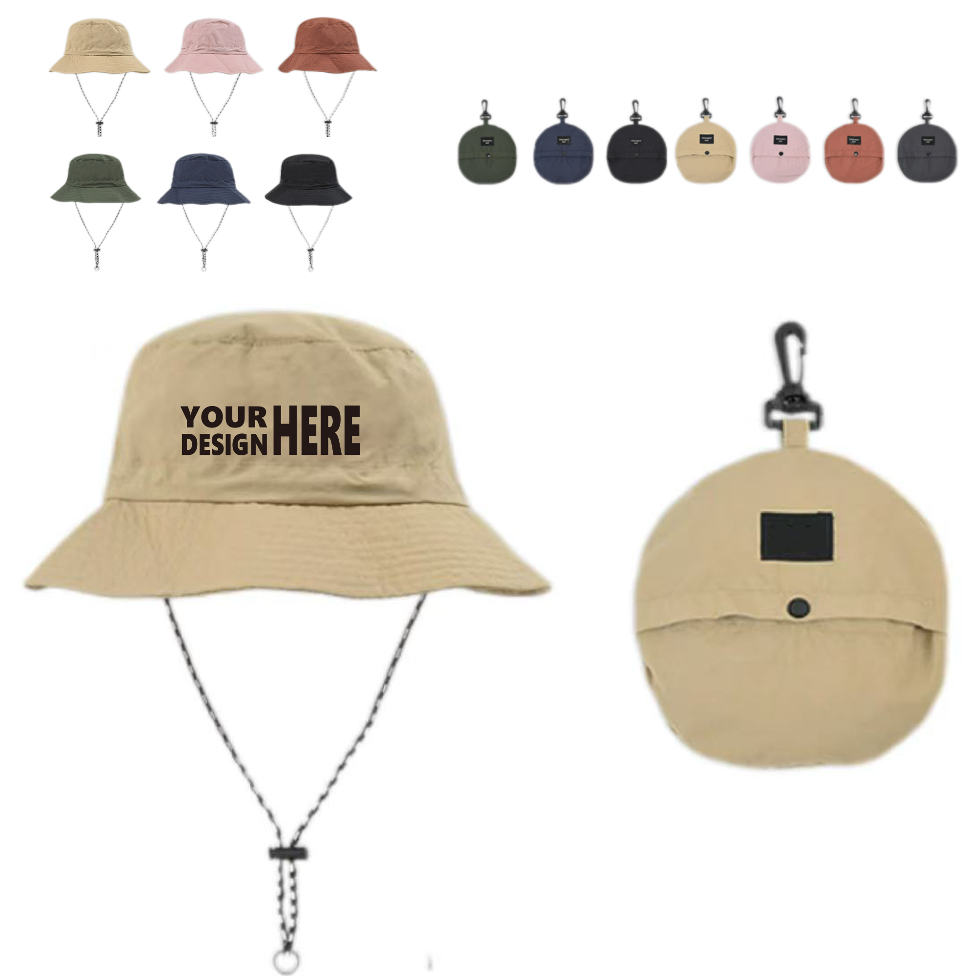 Drawstring Fisherman Hat 2