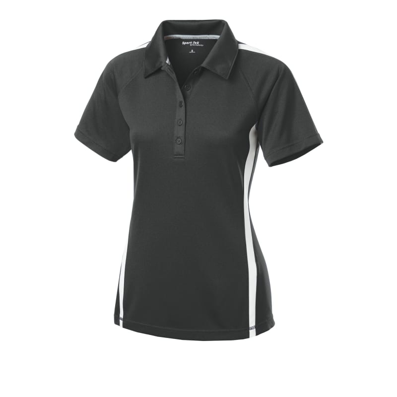 Sport-Tek Women's PosiCharge Micro-Mesh Colorblock Polo. 8
