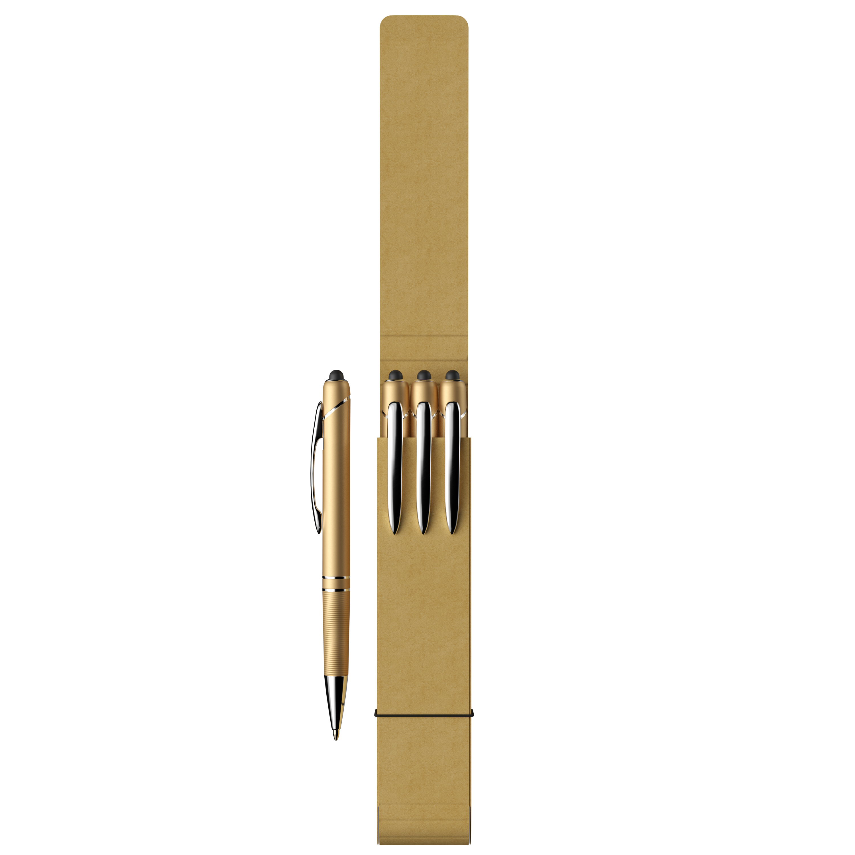 3-piece glacio pen set with recycled case 5