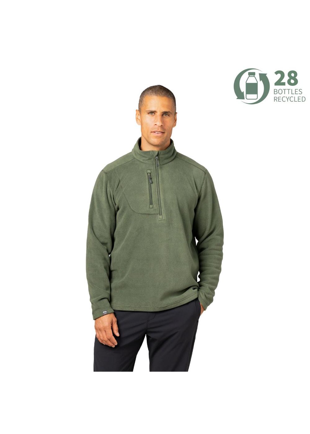 Storm Creek Men's Fireside Fleece Microfleece Quarter Zip 6