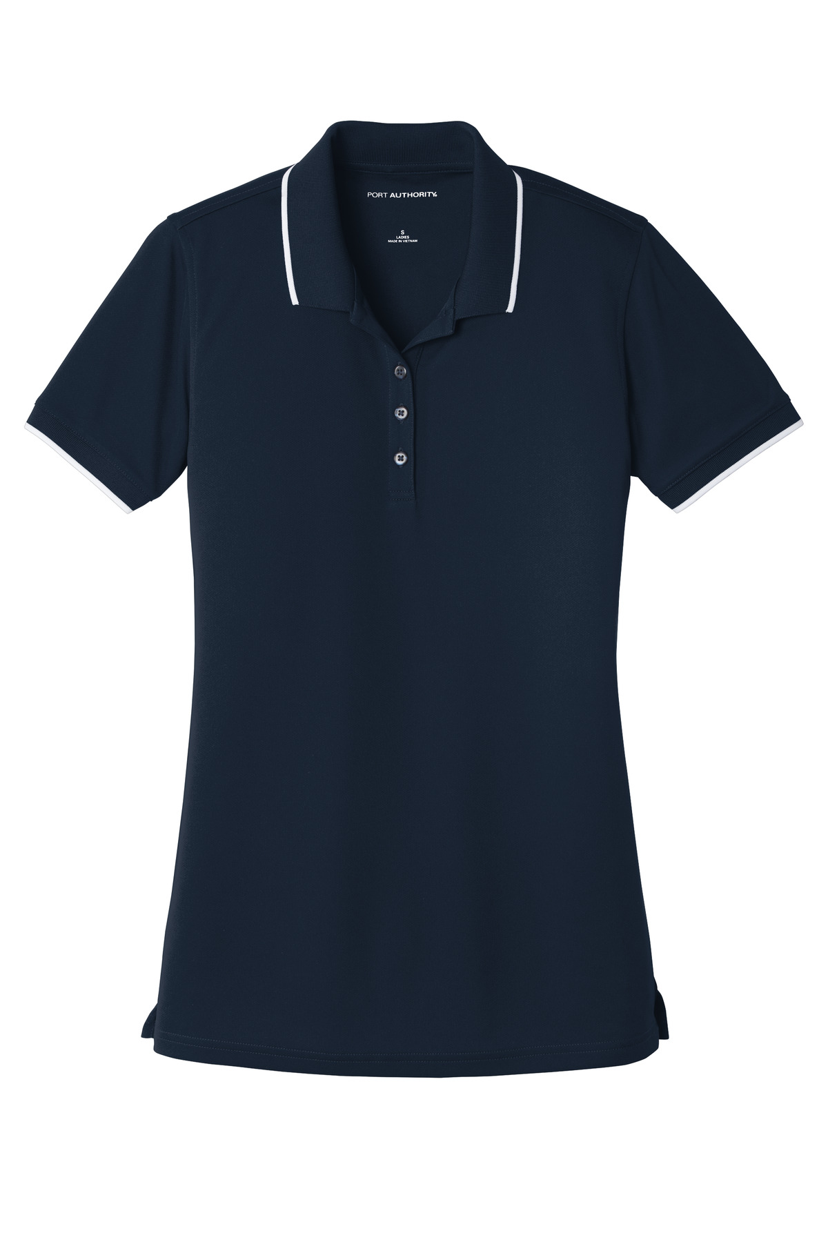 Port Authority Women's Dry Zone UV Micro-Mesh Tipped Polo. LK111 15