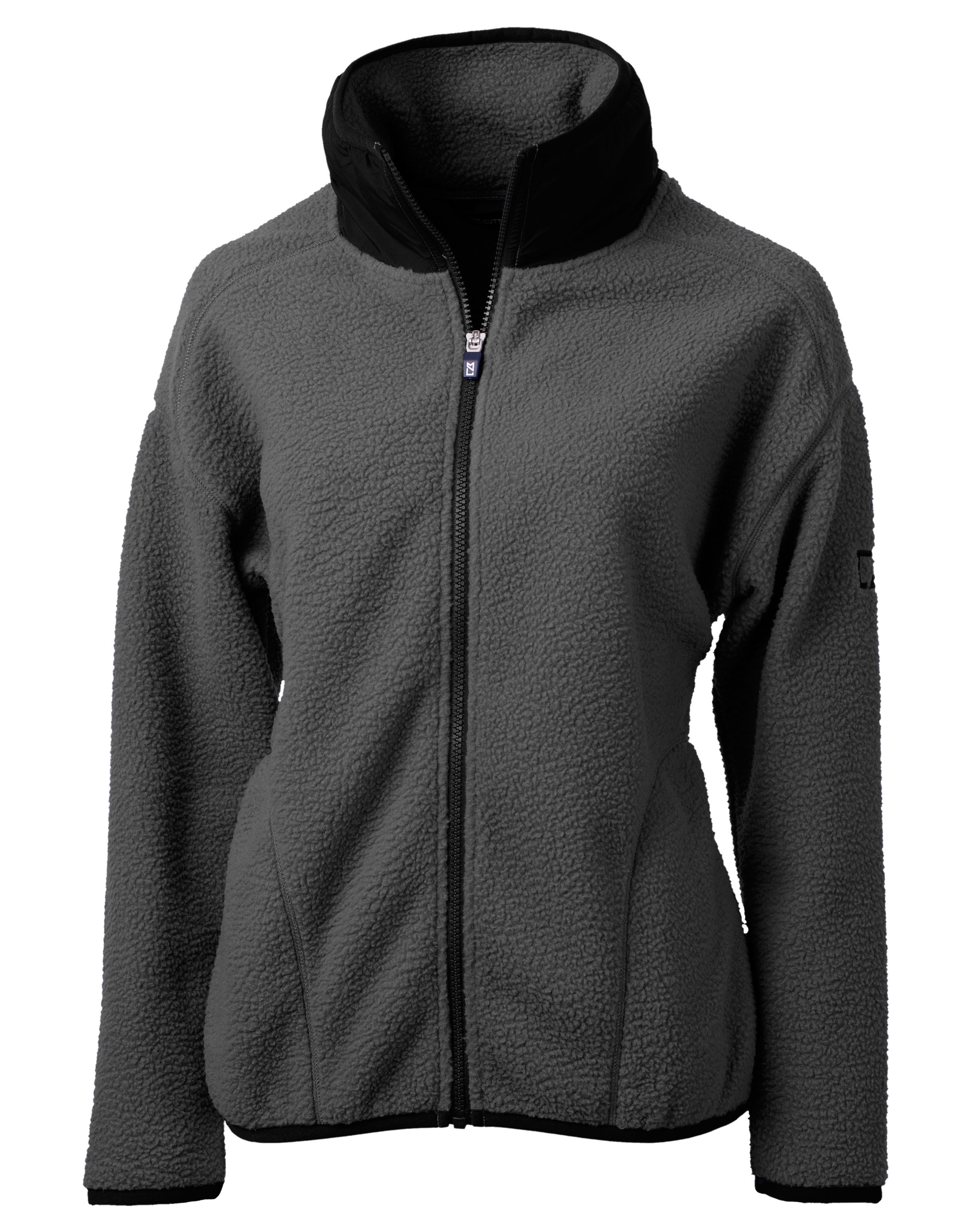 Cutter & Buck Cascade Epic Comfort Recycled Sherpa Fleece Womens Full Zip Jacket 58